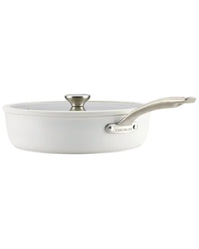 Circulon Halo With Laserdefense 5qt Nonstick Saute Pan In White