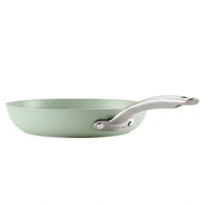 Circulon Halo With Laserdefense Ceramic Nonstick Frying Pan, 10-inch In White