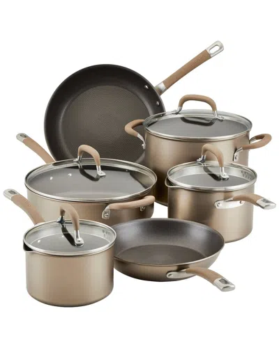 CIRCULON CIRCULON PREMIER PROFESSIONAL 10PC HARD-ANODIZED NONSTICK COOKWARE INDUCTION  POTS & PANS SET