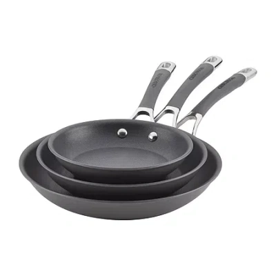Circulon Radiance Hard Anodized 3-pc. Frying Pan Set In Gray