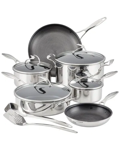 Circulon Stainless Steel 12pc Induction Cookware/utensil Set In Silver
