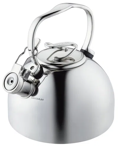 CIRCULON CIRCULON STAINLESS STEEL WHISTLING TEAKETTLE WITH FLIP-UP SPOUT