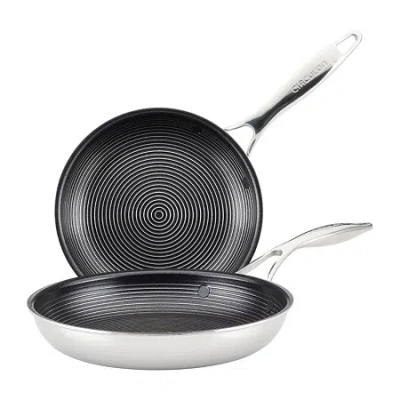 Circulon Steelshield Stainless Steel 2-pc. Cookware Set In Silver