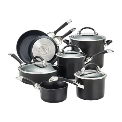Circulon Symmetry Hard Anodized 11-pc. Cookware Set In Black