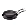Circulon Symmetry Hard-anodized French Skillet Set In Black