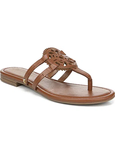 Circus By Sam Edelman Canyon Womens Laser Cut Slide Sandals In Brown