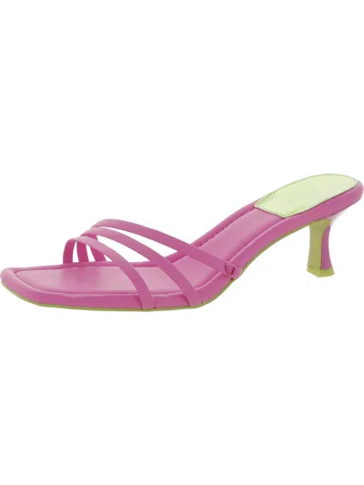 Circus By Sam Edelman Cecily Womens Cushioned Footbed Strappy Heels In Pink