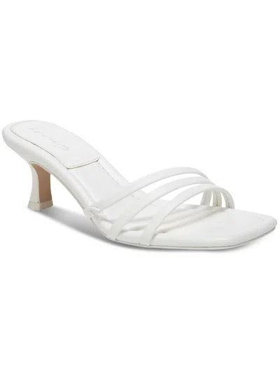 Circus By Sam Edelman Cecily Womens Open Toe Strappy Heels In White