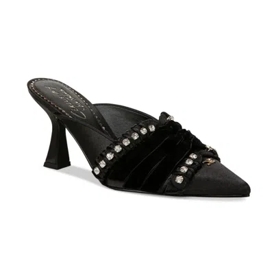 Circus By Sam Edelman Circus Sam Edelman Tristyn Pump Womensblack Rhinestone Flared Heel Zogg3188 In Black