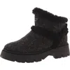 Circus By Sam Edelman Claire Womens Faux Fur Knit Booties In Multi