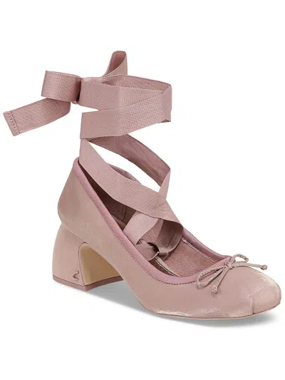 Circus By Sam Edelman Della Womens Satin Bow Mary Jane Heels In Multi