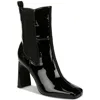 Circus By Sam Edelman Elle Womens Block Heel Leather Mid-calf Boots In Black
