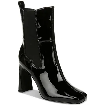 Circus By Sam Edelman Elle Womens Block Heel Leather Mid-calf Boots In Black