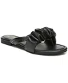 Circus By Sam Edelman Flat Womens Us 7.5 Black Cyra Ruffled Slide Sandals Khd714 In Black