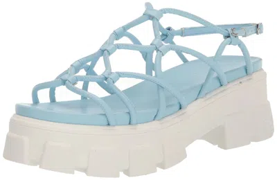 Circus By Sam Edelman Greyson Sandal Womens Blue Lug Sole Platform Zogg2777