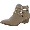 Circus By Sam Edelman Henna Womens Faux Leather Studded Ankle Boots In Multi