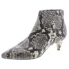 Circus By Sam Edelman Kirby Womens Embossed Pointed Toe Booties In Multi