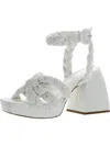 CIRCUS BY SAM EDELMAN MABLE WOMENS FAUX LEATHER STRAPPY PLATFORM SANDALS