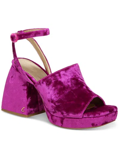 Circus By Sam Edelman Miranda Womens Covered Platform Square Toe Platform Sandals In Pink