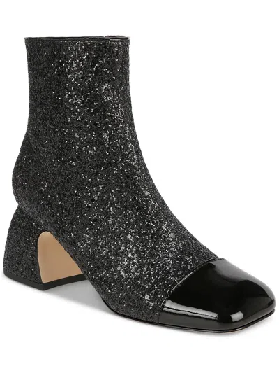 Circus By Sam Edelman Osten Womens Faux Leather Glitter Booties In Multi
