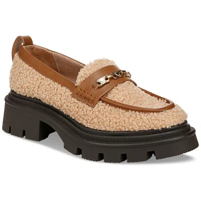 Circus By Sam Edelman Pierre Womens Lugged Sole Suede Loafers In Multi