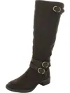 Circus By Sam Edelman Prarie Womens Faux Suede Tall Knee-high Boots In Grey