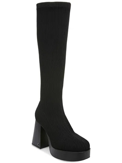 Circus By Sam Edelman Simone Womens Pull On Block Heel Knee-high Boots In Multi