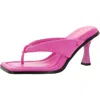 Circus By Sam Edelman Skeet Womens Faux Leather Flip Flop Thong Sandals In Pink
