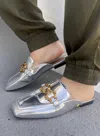 Circus By Sam Edelman Slide Mule In Silver In Silver