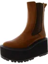 Circus By Sam Edelman Susan Womens Faux Leather Chunky Chelsea Boots In Multi