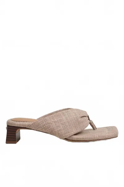Circus By Sam Edelman Women's Colette Shimmer Sandal In Natural Gold Burlap In Pink