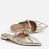Circus By Sam Edelman Women Larissah Ruched Mule In Light Gold In Gold