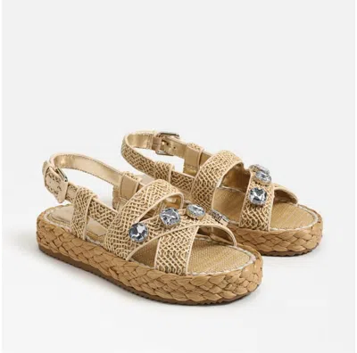 Circus By Sam Edelman Wrigley Platform Sandal In Natural In White