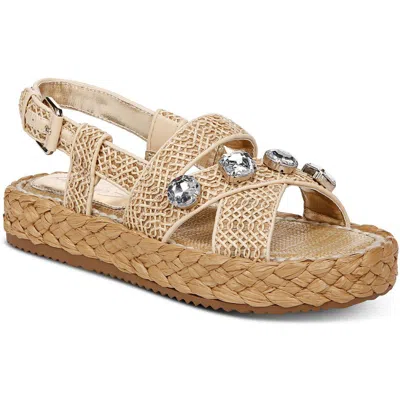 Circus By Sam Edelman Wrigley Wvn Womens Rhinestone Man Made Platform Sandals In Multi