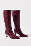 Circus By Sam Edelman Yulia Kitten Heel Boot In Maroon, Women's At Urban Outfitters