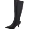 Circus By Sam Edelman Yulia Womens Suede Wide Calf Knee-high Boots In Black