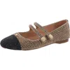 CIRCUS BY SAM EDELMAN ZOEY WOMENS JEWELED MAN MADE BALLET FLATS
