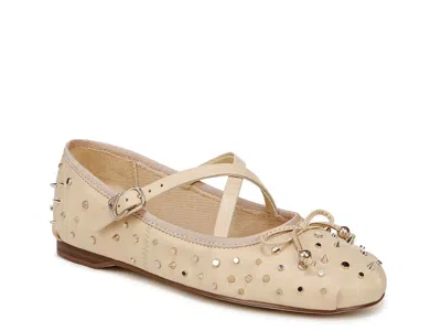 Circus By Sam Edelman Zuri Stud Ballet Flat In White