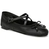 Circus By Sam Edelman Zuri Womens Bow Cushioned Footbed Ballet Flats In Black