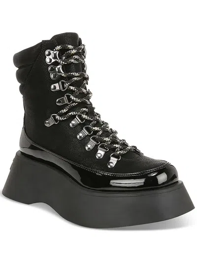 Circus Gail Womens Faux Leather Casual Ankle Boots In Multi