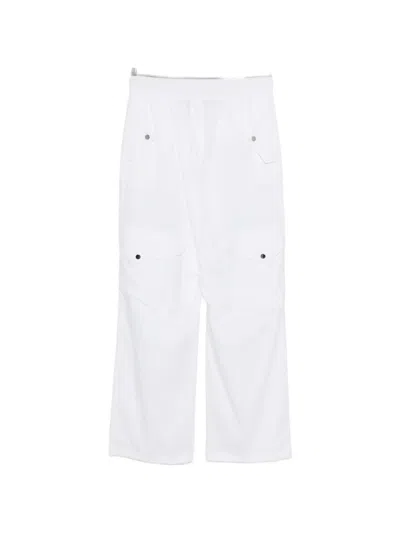 Circus Hotel Button-dertails Trousers In White