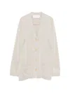 Circus Hotel Button Pocket Jacket In Neutral