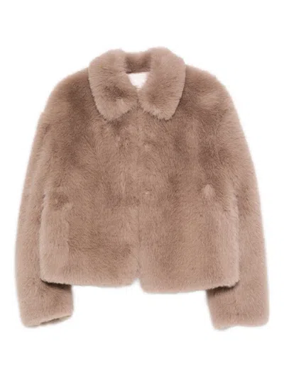 Circus Hotel Collared Jacket In Pink