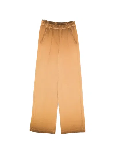 Circus Hotel Elasticated-waistband Track Trousers In Brown