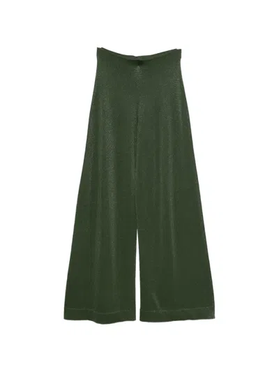 Circus Hotel Elasticated-waistband Trousers In Green