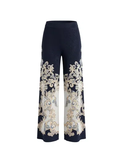 Circus Hotel Elastic-waistband Trousers In Blue