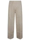 Circus Hotel Viscose Wide Leg Trousers In Multi