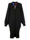 Circus Hotel Knitted Maxi Dress In Black