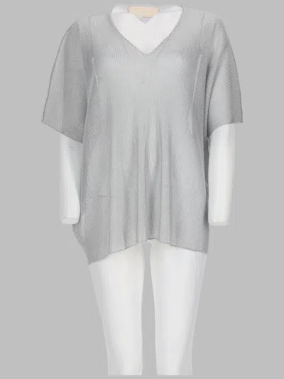 Circus Hotel Mini Sweater For Women In Gray
