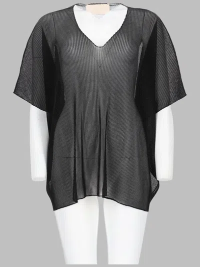 Circus Hotel Mini Sweater For Women - Ss25 Collection In Black